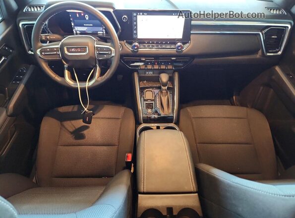 1GTP5BEK4P1205587 2023 GMC CANYON White Dashboard view