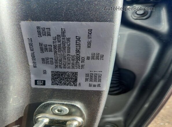 1GTP5BEK9R1187347 2024 GMC CANYON Gray Vista del compartimento del motor