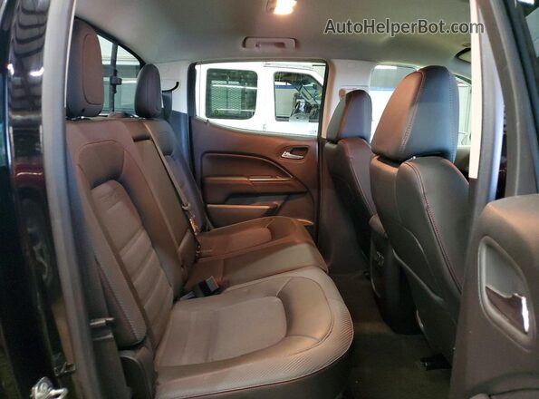 1GTP6CE12G1234645 2016 GMC CANYON Черный Вид задних сидений