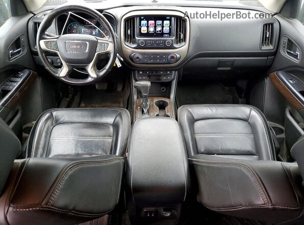 1GTP6EE12H1177568 2017 GMC CANYON Teal Вид панелі приладів