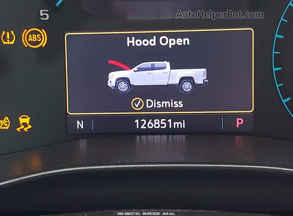 1GTP6FE19N1193204 2022 GMC CANYON Gray 