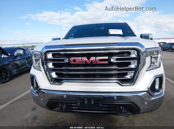 1GTP8DED2KZ151401 2019 GMC SIERRA White Вид щитка приладів
