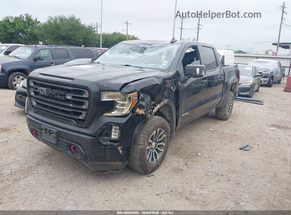 1GTP9EED1KZ211655 2019 GMC SIERRA Black წინა მარცხენა ხედი სამი მეოთხედიდან