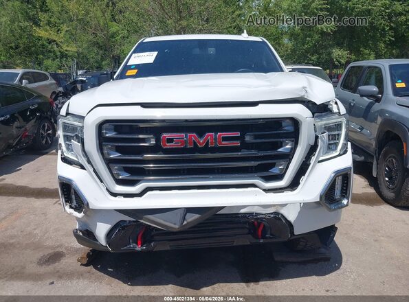 1GTP9EED2MZ377198 2021 GMC SIERRA White უკანა სალონის ხედი