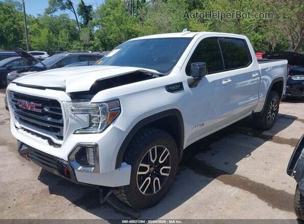 1GTP9EED2MZ377198 2021 GMC SIERRA White წინა მარცხენა ხედი სამი მეოთხედიდან