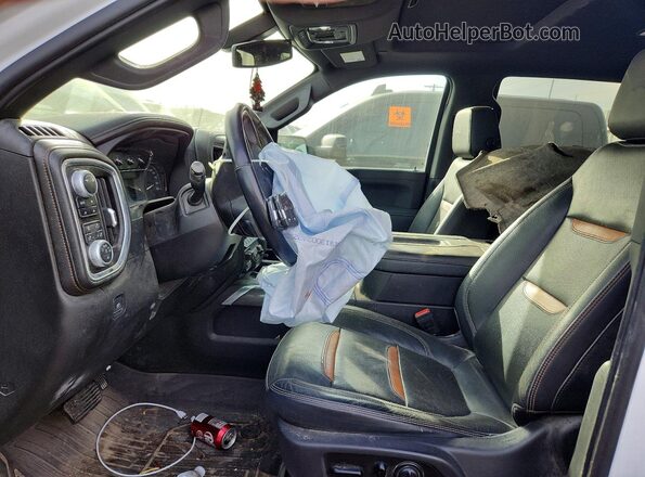 1GTP9EEL7KZ350499 2019 GMC SIERRA White Սալոնի դիմացի տեսք