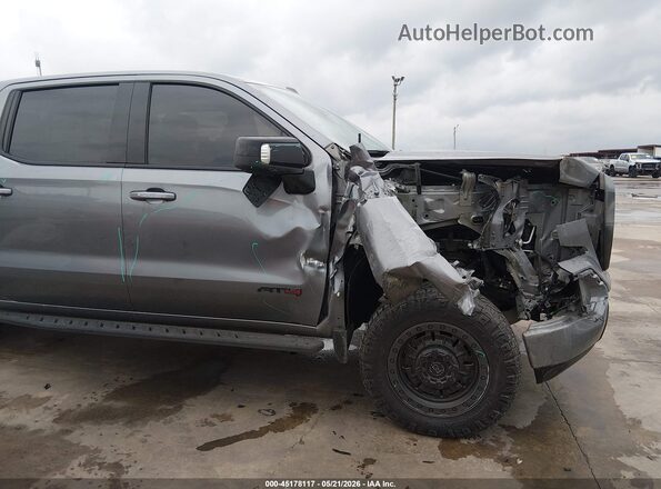 1GTP9EELXMZ184062 2021 GMC SIERRA Gray წინა ხედი