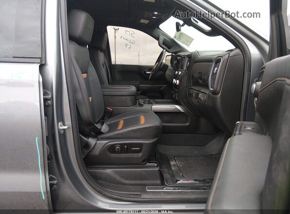 1GTP9EELXMZ184062 2021 GMC SIERRA Gray წინა სალონის ხედი