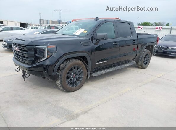 1GTPUAEK2RZ294254 2024 GMC SIERRA Black Առջևի ձախ երեք քառորդ տեսարան