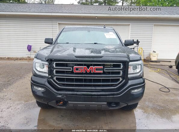 1GTV2LEC9JZ323061 2018 GMC SIERRA Black Vista del cuadro de instrumentos