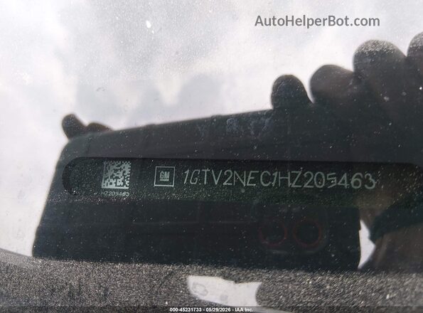 1GTV2NEC1HZ205463 2017 GMC SIERRA Black 