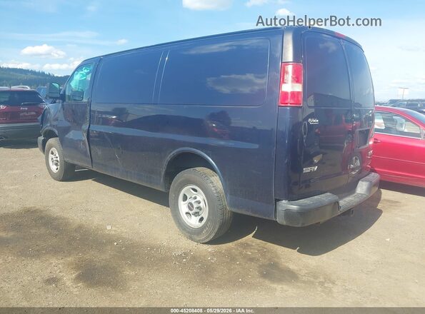 1GTW7AFF6G1180662 2016 GMC SAVANA 2500 Dark Blue Задня ліва чверть
