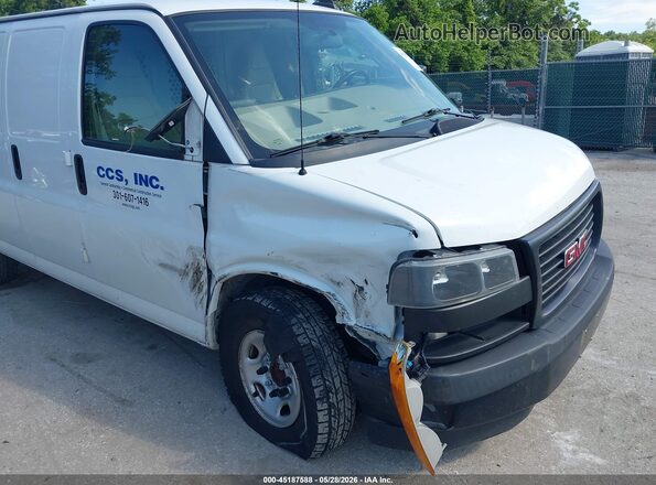 1GTW7AFG4J1302516 2018 GMC SAVANA 2500 White Դիմացի տեսք