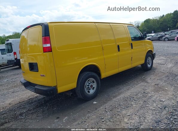 1GTW7AFG9L1252456 2020 GMC SAVANA CARGO Yellow Tył prawy