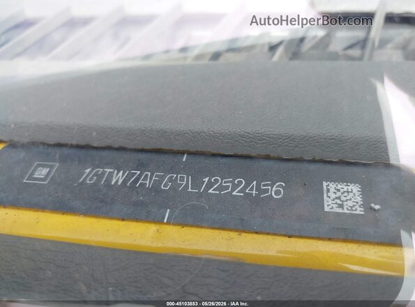 1GTW7AFG9L1252456 2020 GMC SAVANA CARGO Yellow 