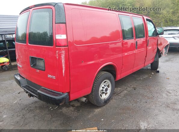 1GTW7AFP5K1319486 2019 GMC SAVANA 2500 Красный Задняя правая четверть
