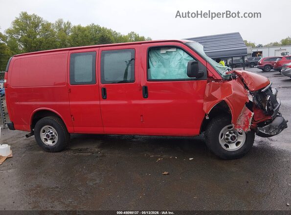 1GTW7AFP5K1319486 2019 GMC SAVANA 2500 Красный Вид задней части салона