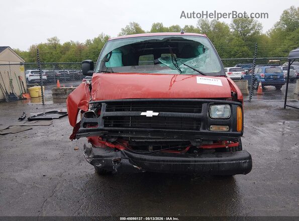 1GTW7AFP5K1319486 2019 GMC SAVANA 2500 Красный Вид щитка приборов