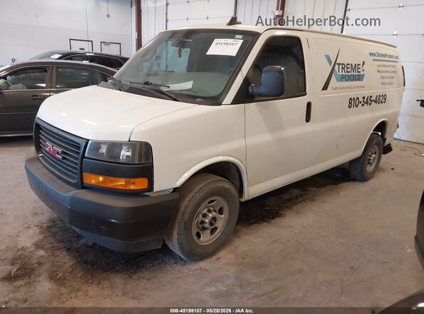 1GTW7AFP5M1307602 2021 GMC SAVANA CARGO Белый Передняя левая четверть