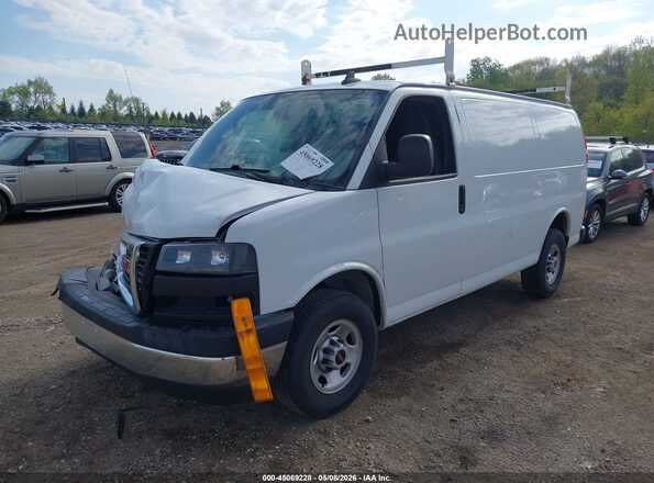 1GTW7AFP6N1175659 2022 GMC SAVANA CARGO White Vista tres cuartos delantera izquierda