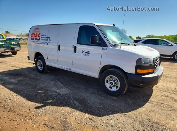 1GTW7AFP7L1133532 2020 GMC SAVANA White Передня права чверть