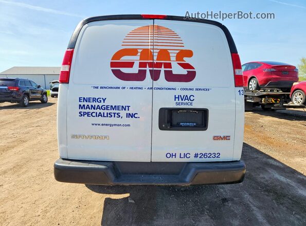 1GTW7AFP7L1133532 2020 GMC SAVANA White Вид ззаду