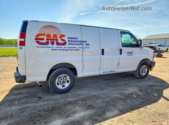1GTW7AFP7L1133532 2020 GMC SAVANA White Задня права чверть