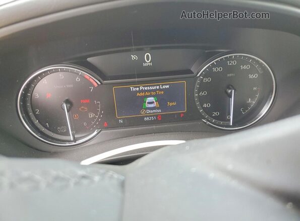 1GYAZAR49MF049975 2021 CADILLAC XT4 Black Instrument cluster view