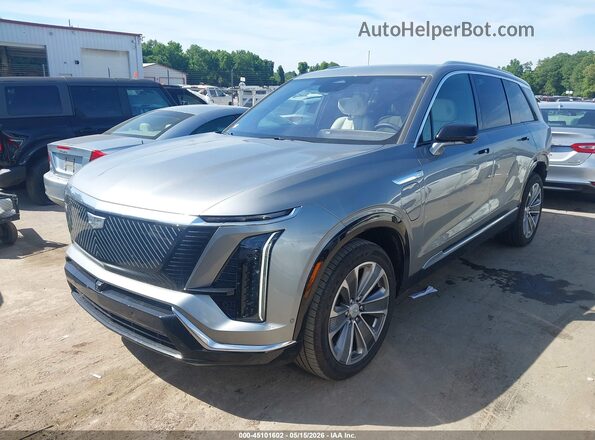1GYC3KML1TZ701290 2026 CADILLAC VISTIQ Gray Առջևի ձախ երեք քառորդ տեսարան