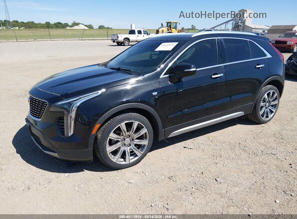 1GYFZDR40KF130464 2019 CADILLAC XT4 Black Առջևի ձախ երեք քառորդ տեսարան