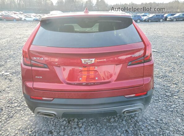 1GYFZDR42PF107498 2023 CADILLAC XT4 Red Widok z tyłu