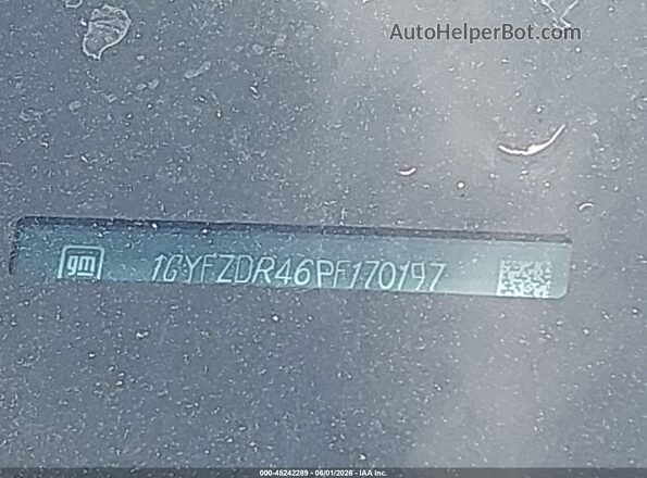 1GYFZDR46PF170197 2023 CADILLAC XT4 Серебряный 