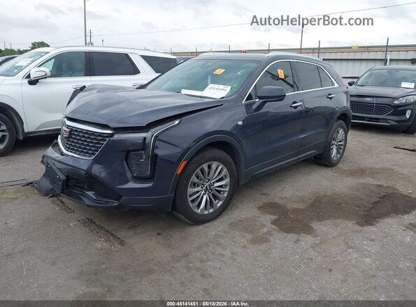 1GYFZDR47RF127636 2024 CADILLAC XT4 Dark Blue Передняя левая четверть