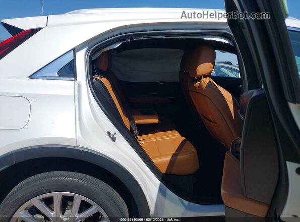 1GYFZDR48KF160912 2019 CADILLAC XT4 White VIN კოდის სტიკერის ხედი
