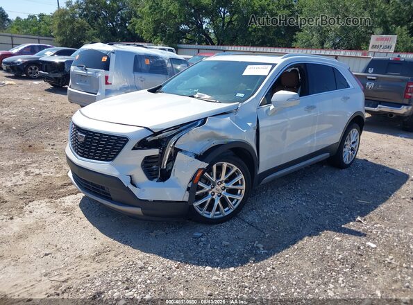 1GYFZDR48KF160912 2019 CADILLAC XT4 White წინა მარცხენა ხედი სამი მეოთხედიდან