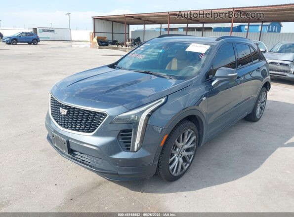 1GYFZER40KF163566 2019 CADILLAC XT4 Gray Առջևի ձախ երեք քառորդ տեսարան
