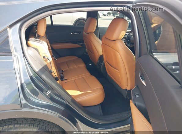 1GYFZER40KF163566 2019 CADILLAC XT4 Gray VIN կոդի պիտակի տեսք