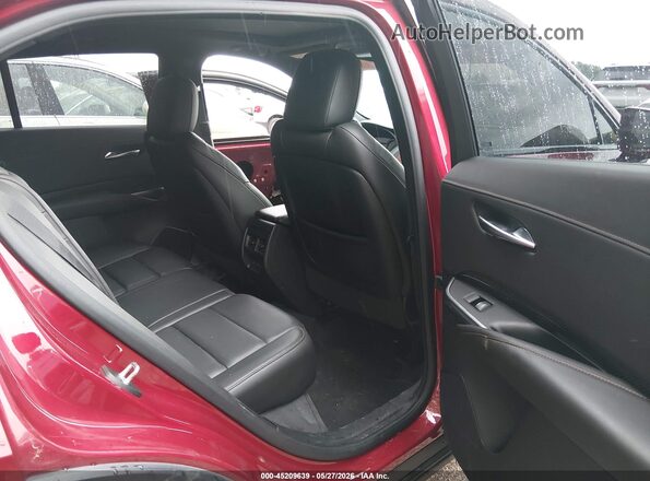 1GYFZFR41KF187591 2019 CADILLAC XT4 Red VIN կոդի պիտակի տեսք