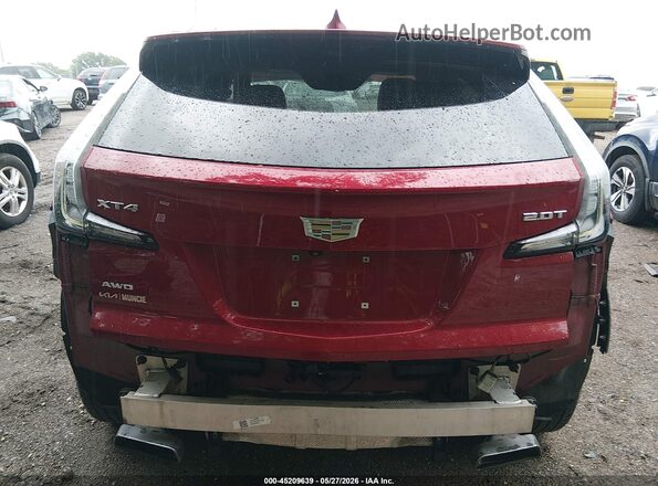 1GYFZFR41KF187591 2019 CADILLAC XT4 Red 