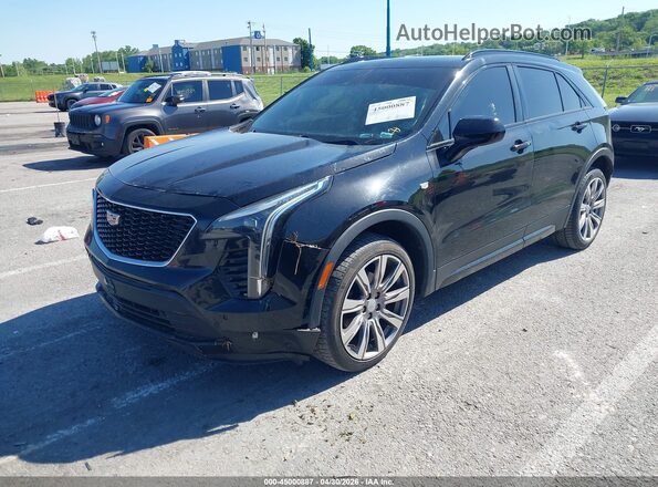 1GYFZFR49KF101945 2019 CADILLAC XT4 Black Առջևի ձախ երեք քառորդ տեսարան