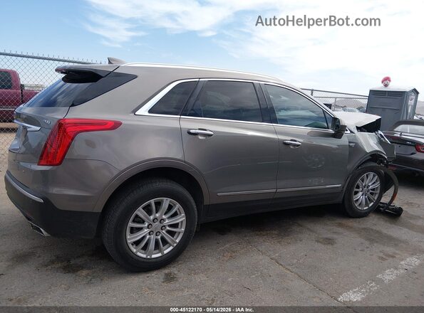 1GYKNARS0JZ123437 2018 CADILLAC XT5 Бежевый Вид задней части салона