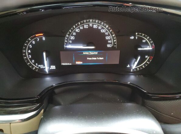 1GYKNARS1KZ100895 2019 CADILLAC XT5 White Vista del cuadro de instrumentos