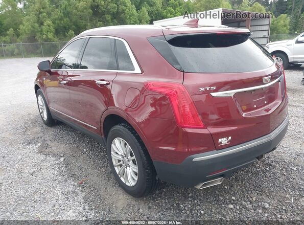 1GYKNARS3HZ295195 2017 CADILLAC XT5 Темно-бордовый Задняя левая четверть