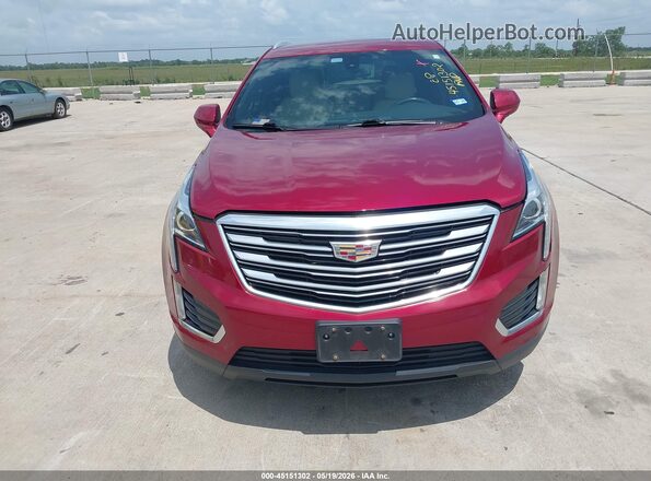 1GYKNARS4KZ157124 2019 CADILLAC XT5 Red Vista del cuadro de instrumentos