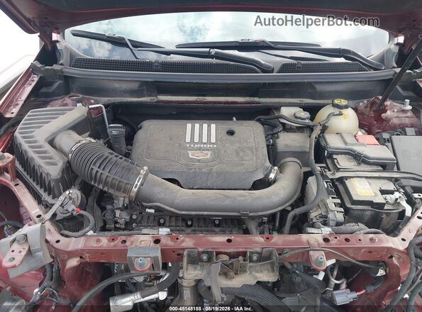 1GYKNDR44PZ107401 2023 CADILLAC XT5 Red Вид ззаду