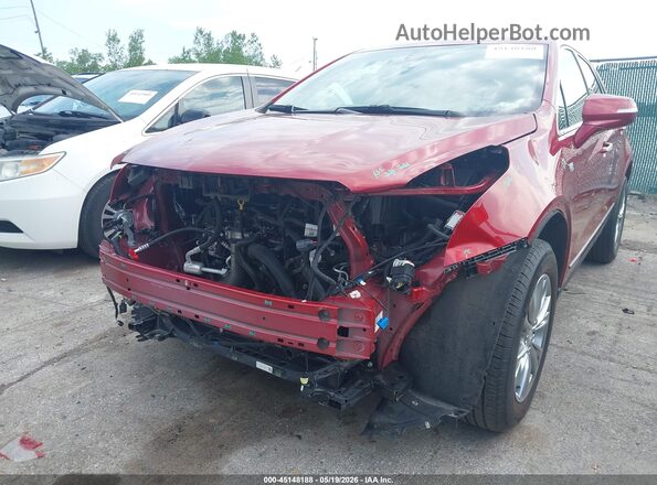 1GYKNDR44PZ107401 2023 CADILLAC XT5 Red Вид спереду