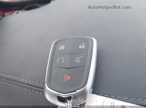 1GYKNDR44PZ107401 2023 CADILLAC XT5 Red Вид панелі приладів