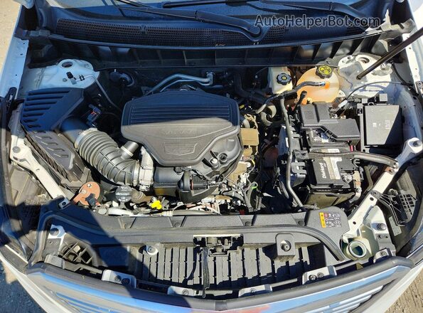 1GYKNFRS3HZ188936 2017 CADILLAC XT5 White Engine compartment view