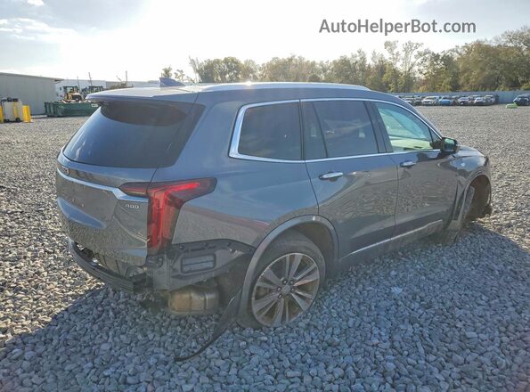 1GYKPCRS2MZ201629 2021 CADILLAC XT6 Серый Задняя правая четверть