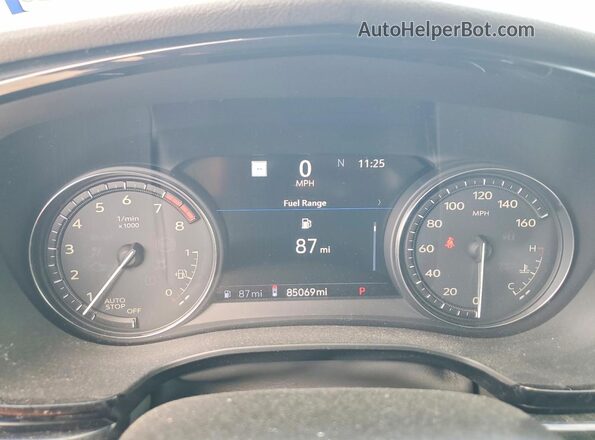 1GYKPCRS6MZ217719 2021 CADILLAC XT6 White Вид щитка приладів
